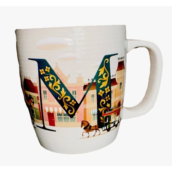 Disney Parks ABC Collection "M Is For Main Street USA" Coffee Mug Collectible - Picture 1 of 5